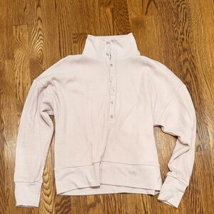 JAC Parker Light Pink waffle Knit Top